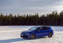 EE.UU. Tres Volkswagen Golf’s con Tanner Foust se unen a F.A.T. la carrera sobre hielo en Aspen